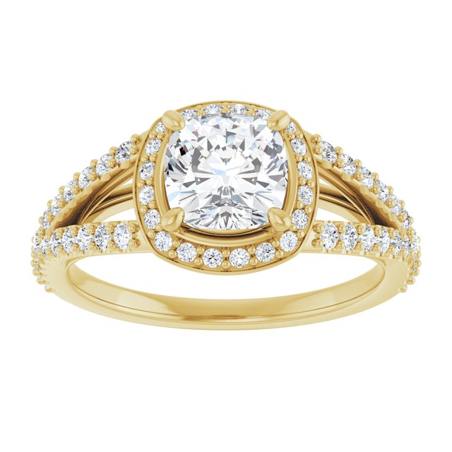 Halo-Style Engagement Ring