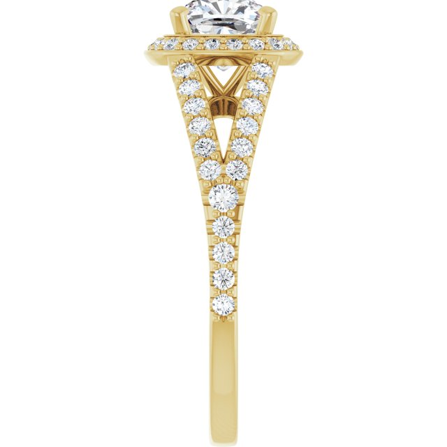 Halo-Style Engagement Ring