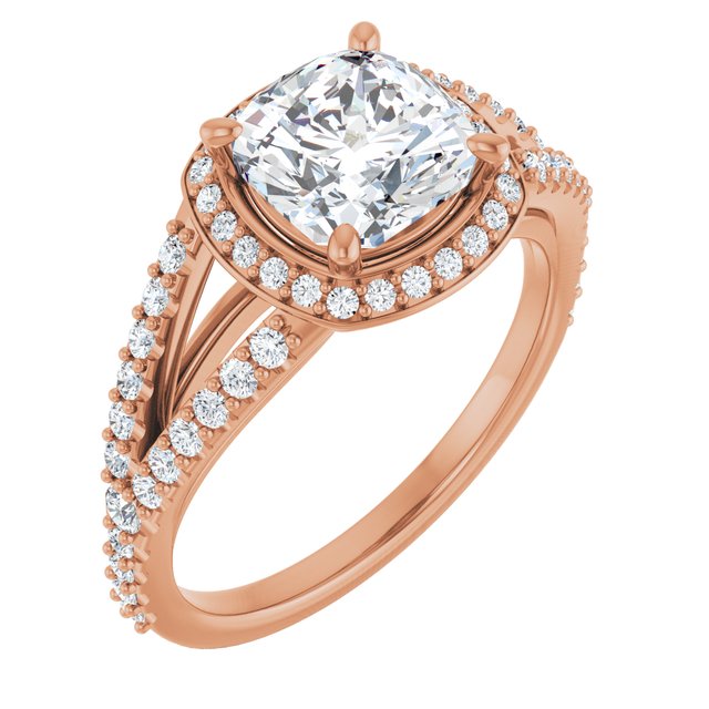 Halo-Style Engagement Ring