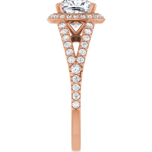Halo-Style Engagement Ring