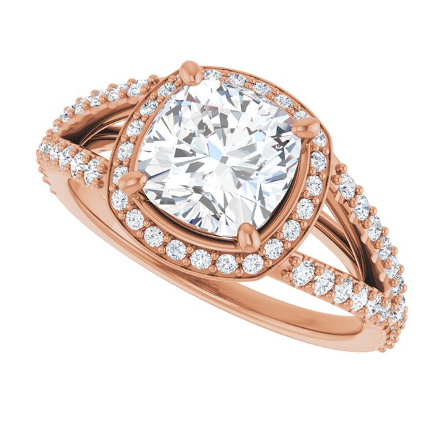 Halo-Style Engagement Ring