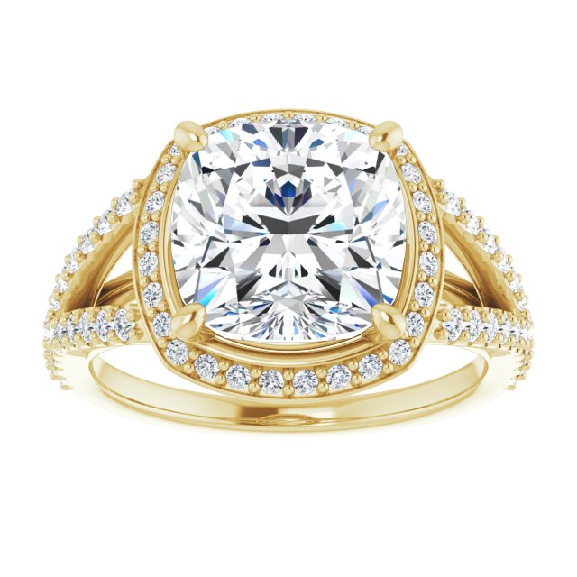 Halo-Style Engagement Ring