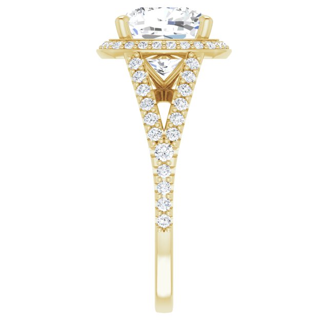 Halo-Style Engagement Ring