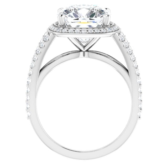 Halo-Style Engagement Ring