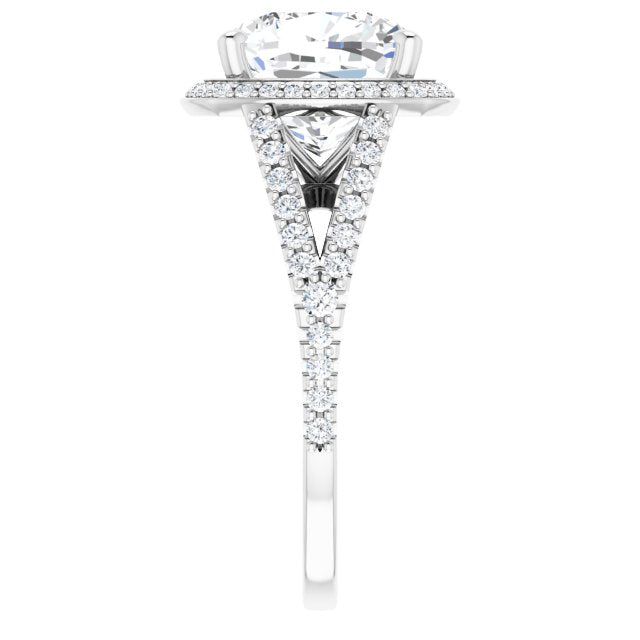 Halo-Style Engagement Ring