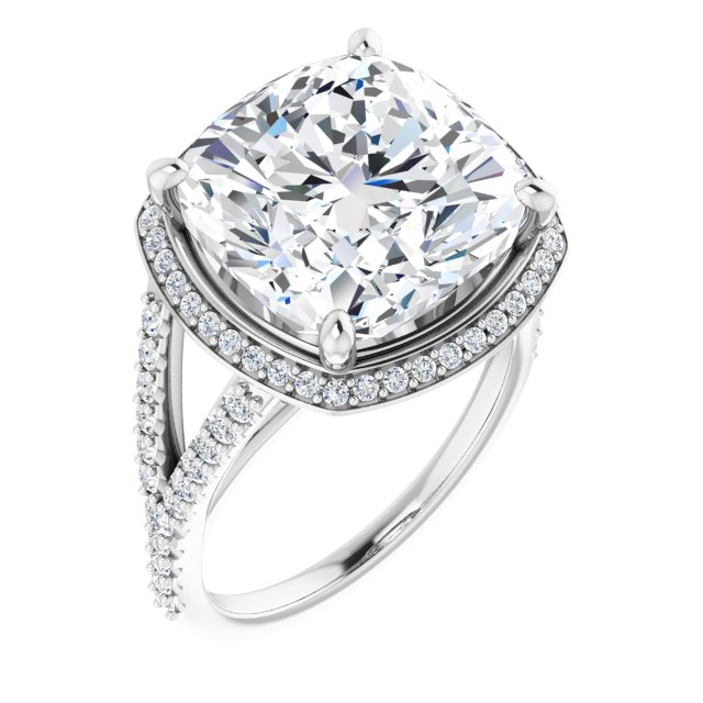 Halo-Style Engagement Ring