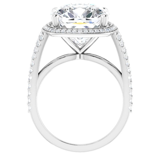 Halo-Style Engagement Ring