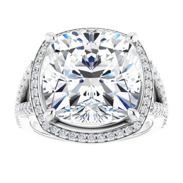Halo-Style Engagement Ring