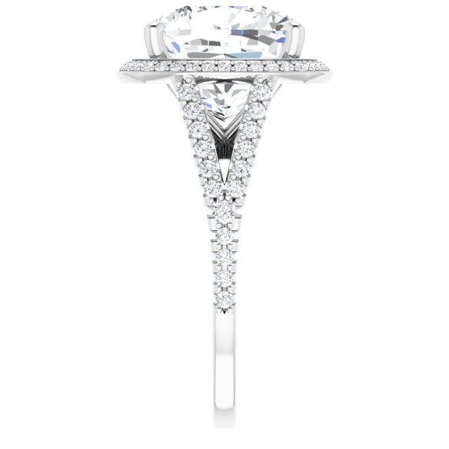Halo-Style Engagement Ring