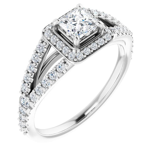 Halo-Style Engagement Ring