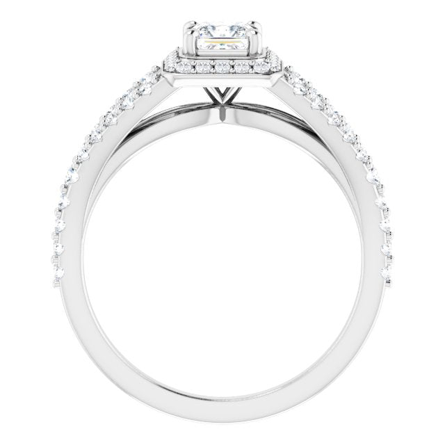 Halo-Style Engagement Ring