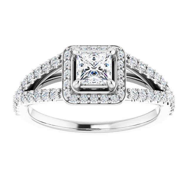 Halo-Style Engagement Ring