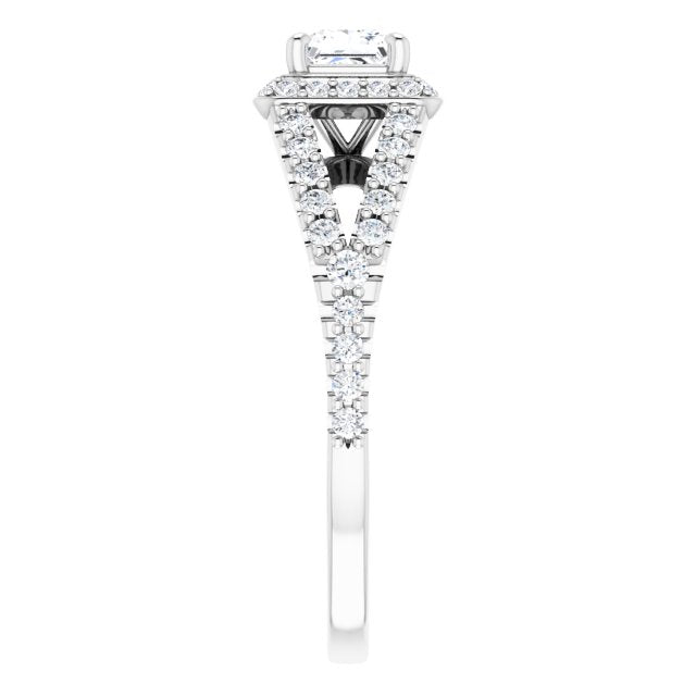 Halo-Style Engagement Ring