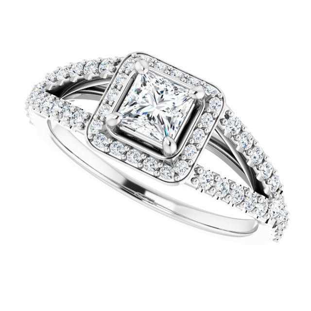 Halo-Style Engagement Ring