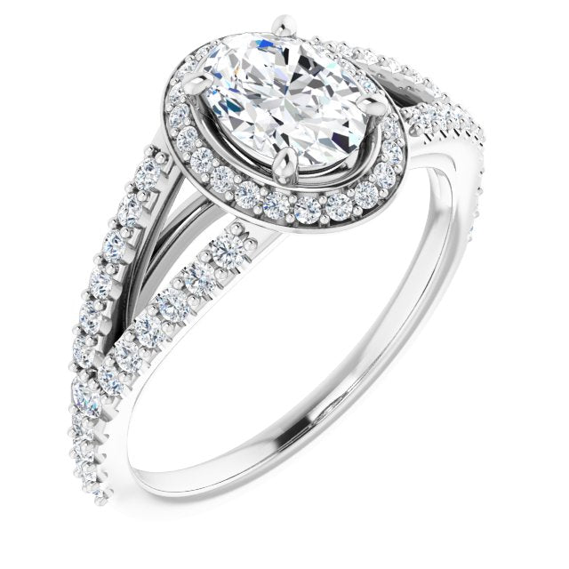 Halo-Style Engagement Ring