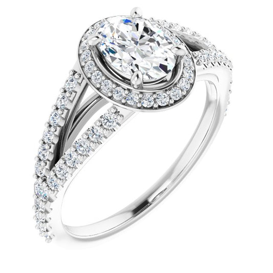 Halo-Style Engagement Ring