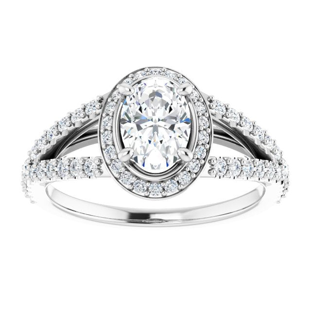 Halo-Style Engagement Ring