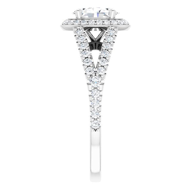 Halo-Style Engagement Ring