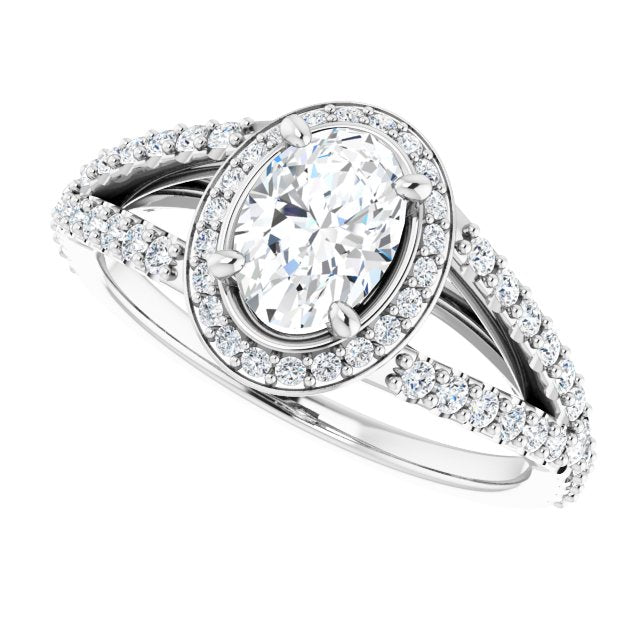 Halo-Style Engagement Ring