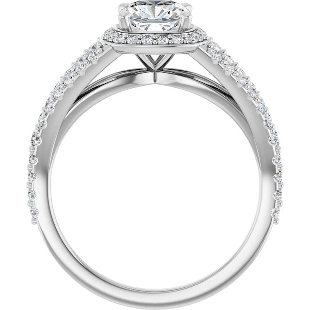 Halo-Style Engagement Ring