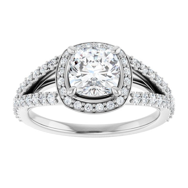 Halo-Style Engagement Ring