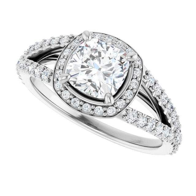 Halo-Style Engagement Ring