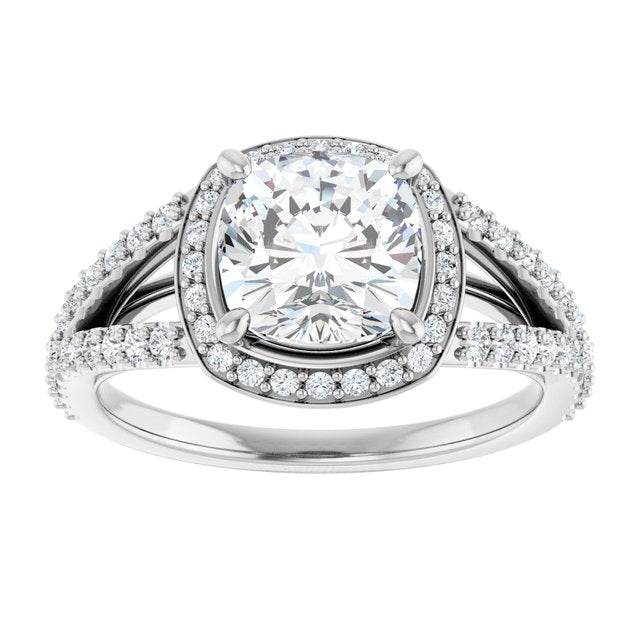 Halo-Style Engagement Ring