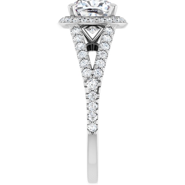 Halo-Style Engagement Ring