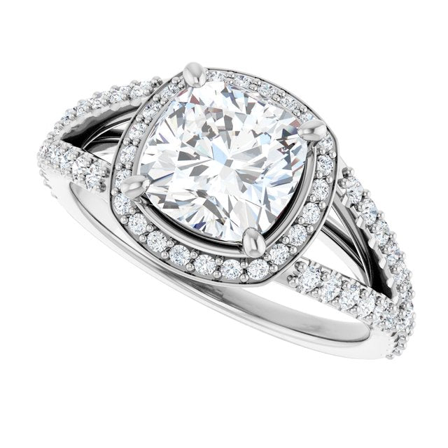 Halo-Style Engagement Ring