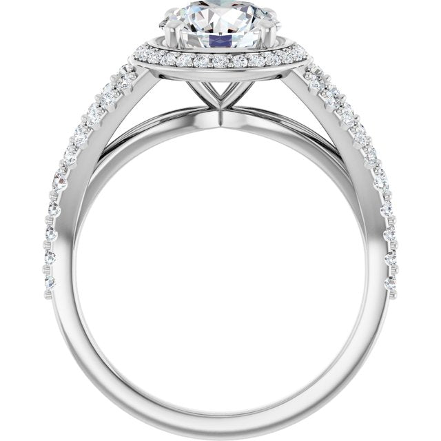 Halo-Style Engagement Ring