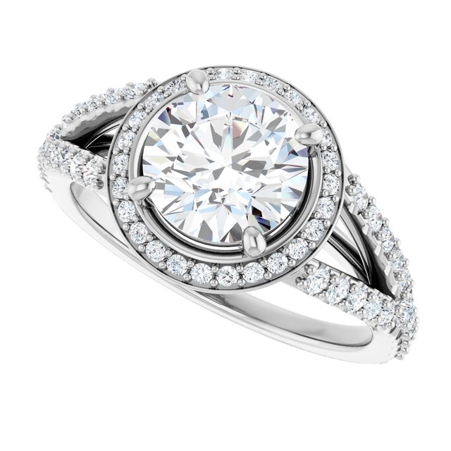 Halo-Style Engagement Ring