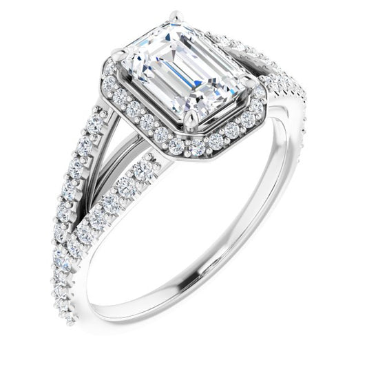 Halo-Style Engagement Ring
