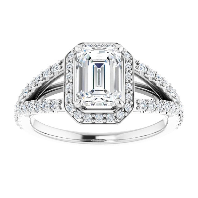 Halo-Style Engagement Ring