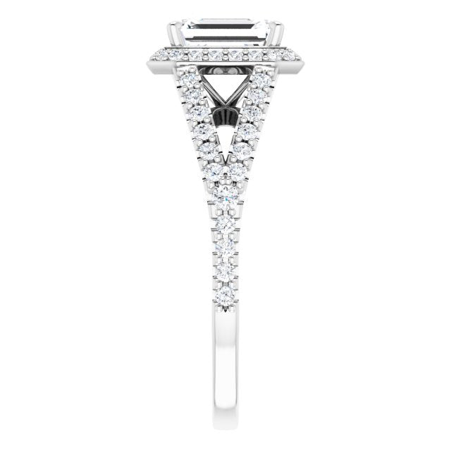 Halo-Style Engagement Ring