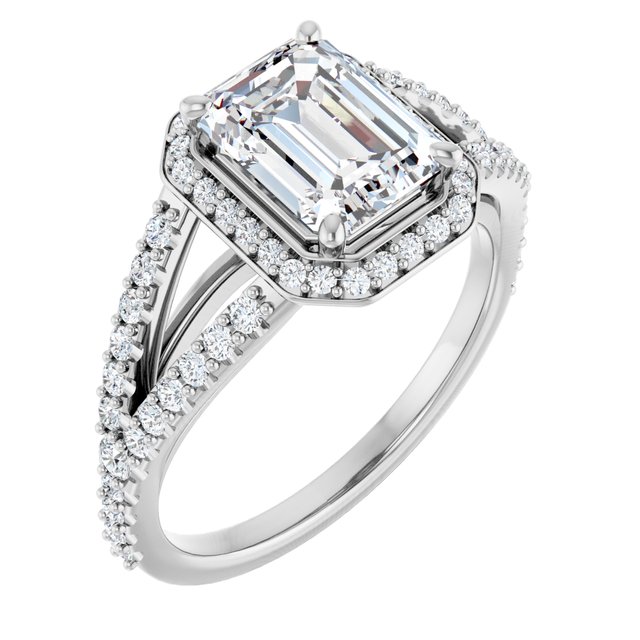 Halo-Style Engagement Ring