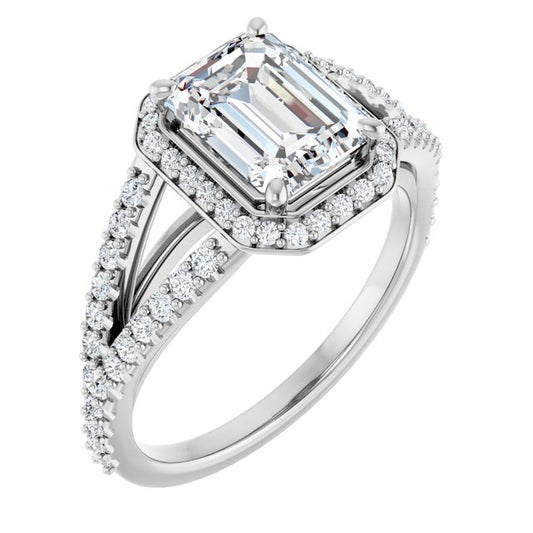Halo-Style Engagement Ring