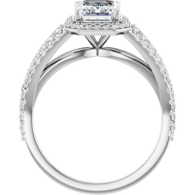 Halo-Style Engagement Ring