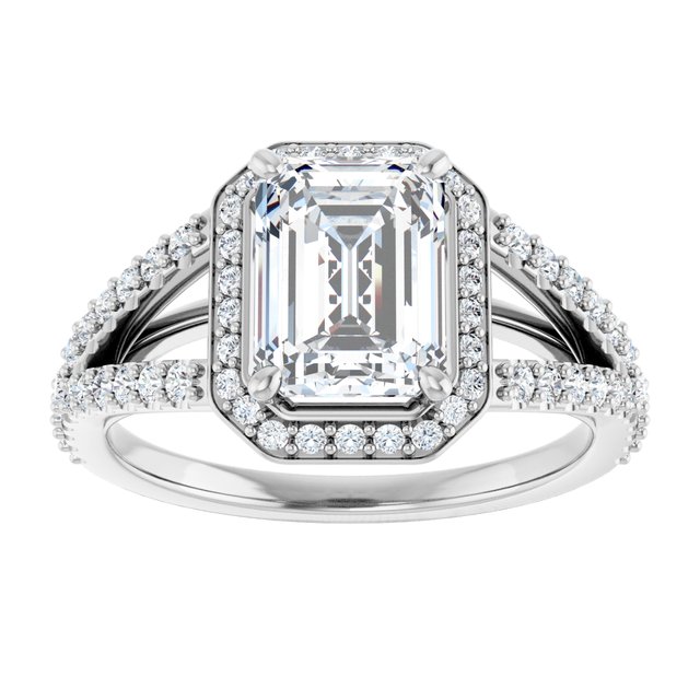 Halo-Style Engagement Ring