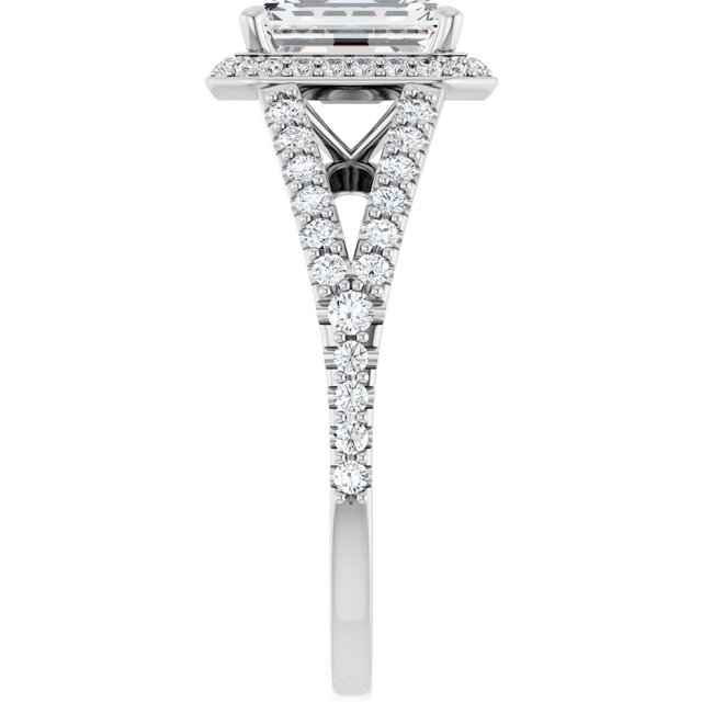 Halo-Style Engagement Ring
