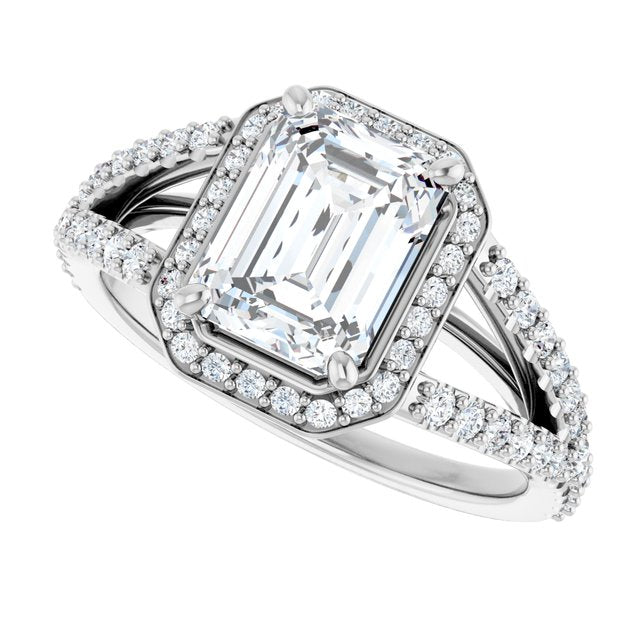 Halo-Style Engagement Ring