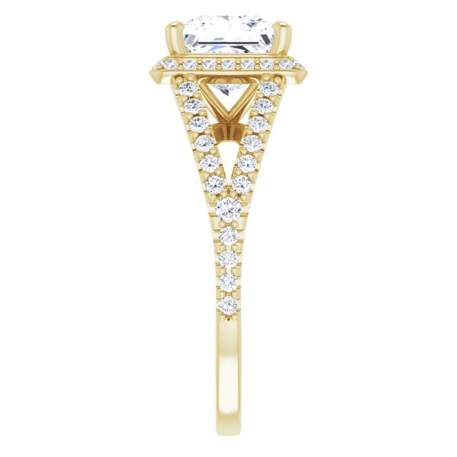 Halo-Style Engagement Ring