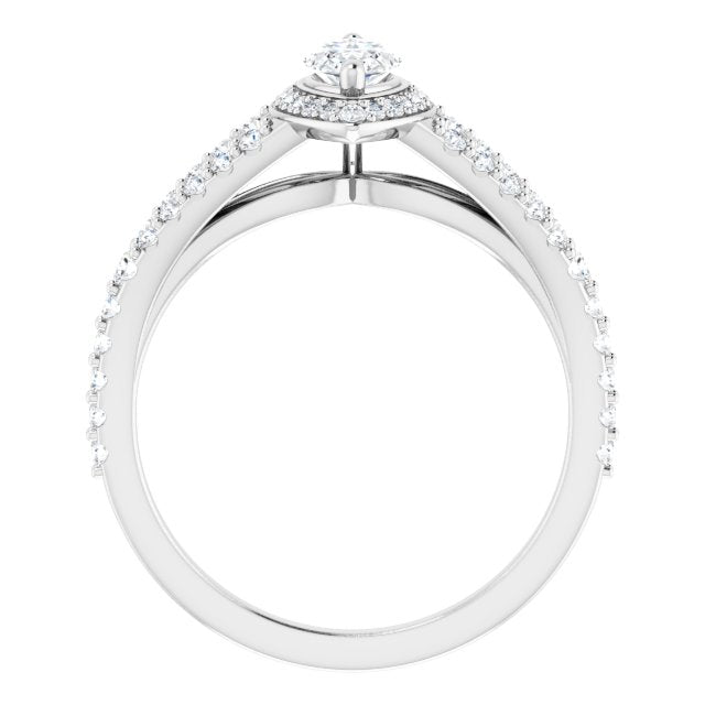 Halo-Style Engagement Ring