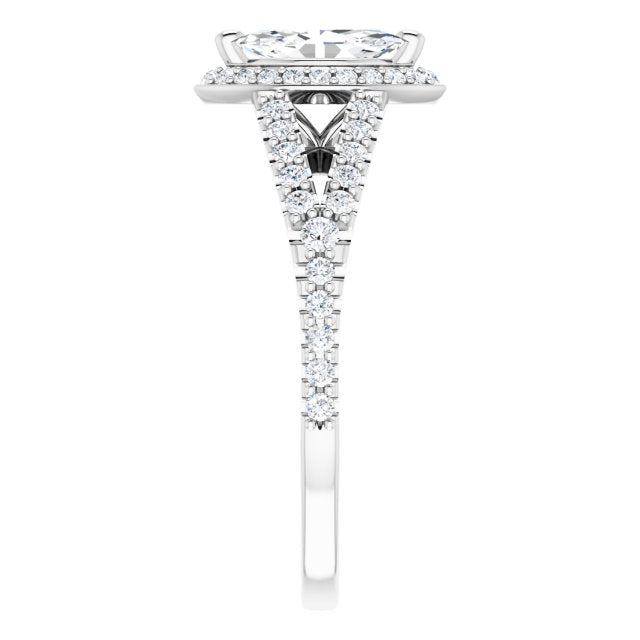 Halo-Style Engagement Ring