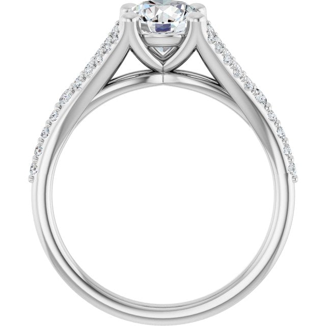 Accented Engagement Ring