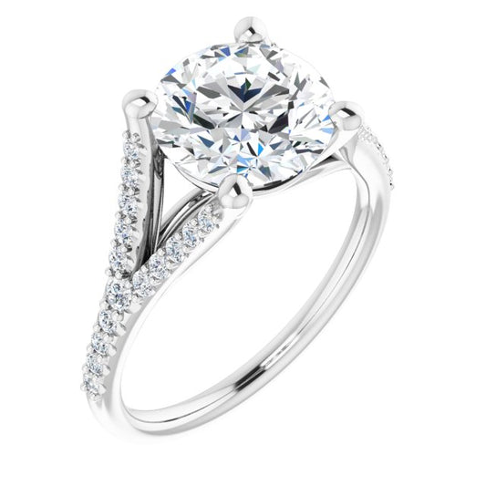 Accented Engagement Ring