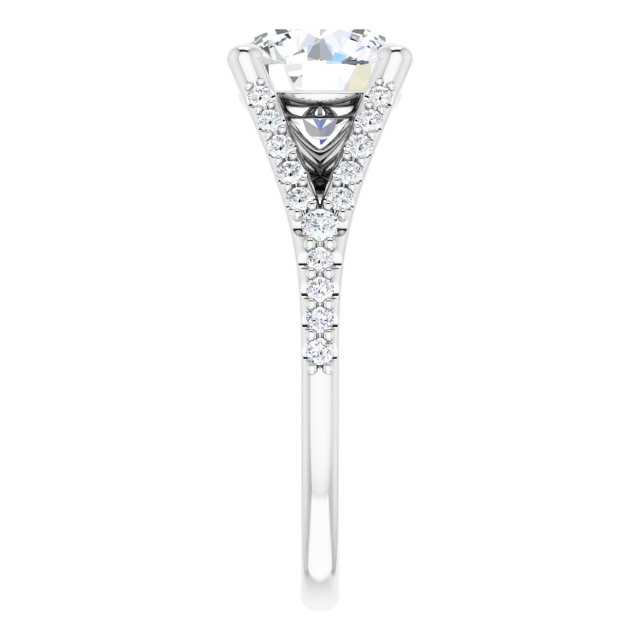 Accented Engagement Ring