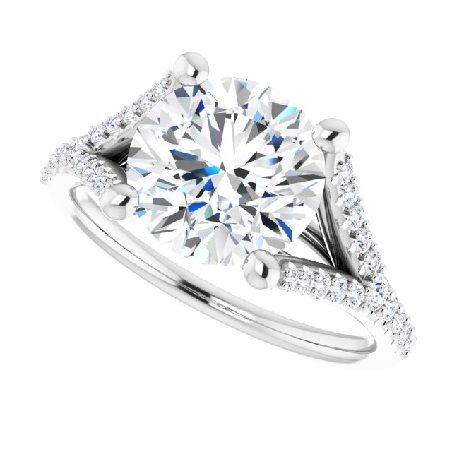 Accented Engagement Ring