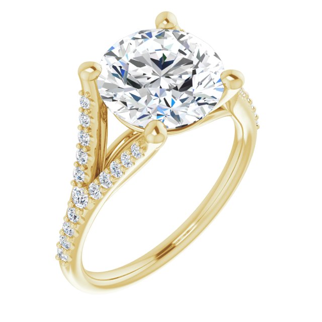 Accented Engagement Ring