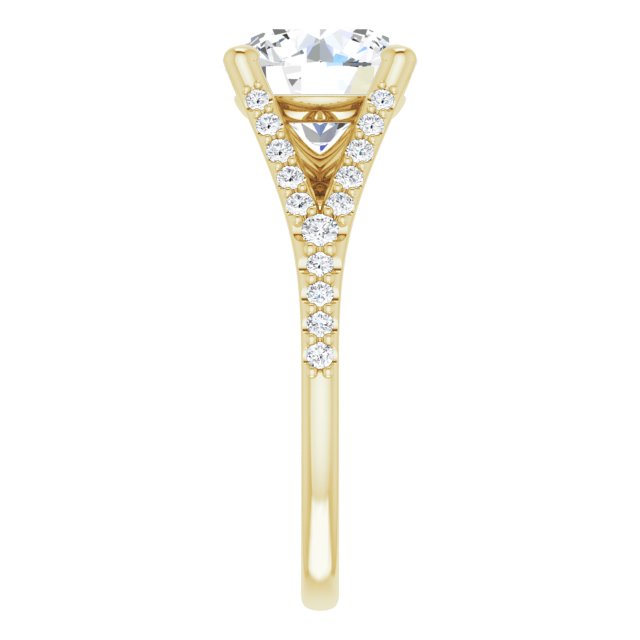 Accented Engagement Ring