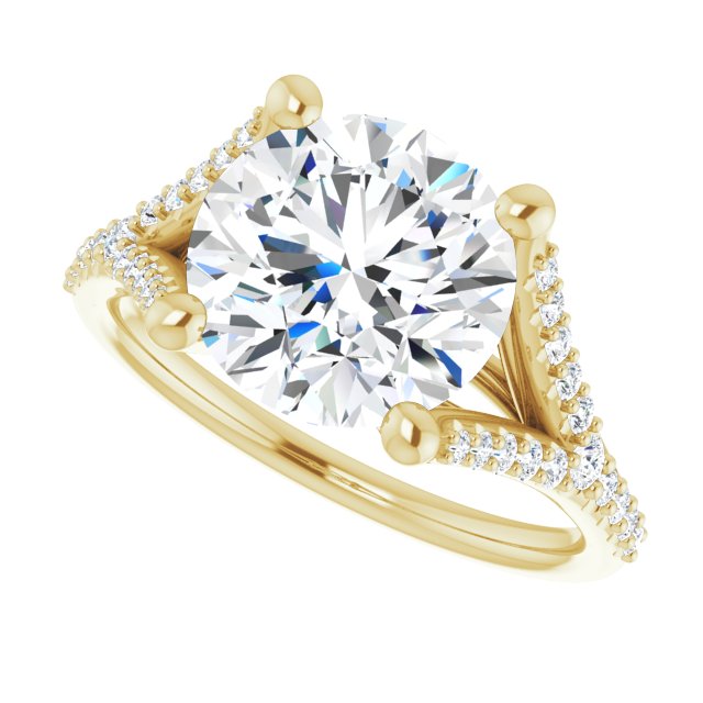 Accented Engagement Ring